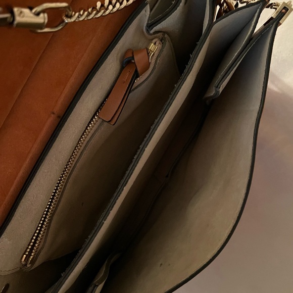 Chloe Python Suede Medium Faye Shoulder Bag - Picture 15 of 15